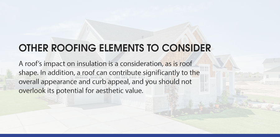 Other roofing elements to consider 