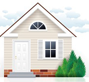 home with beige siding