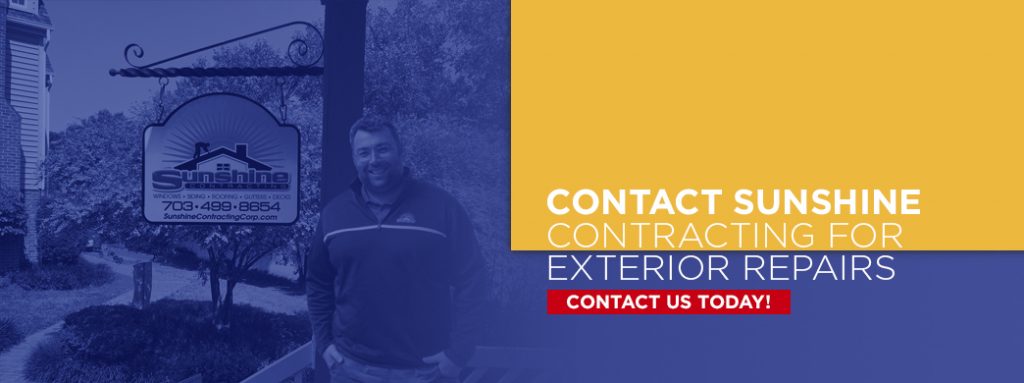 Contact Sunshine Contracting for Exterior Repairs
