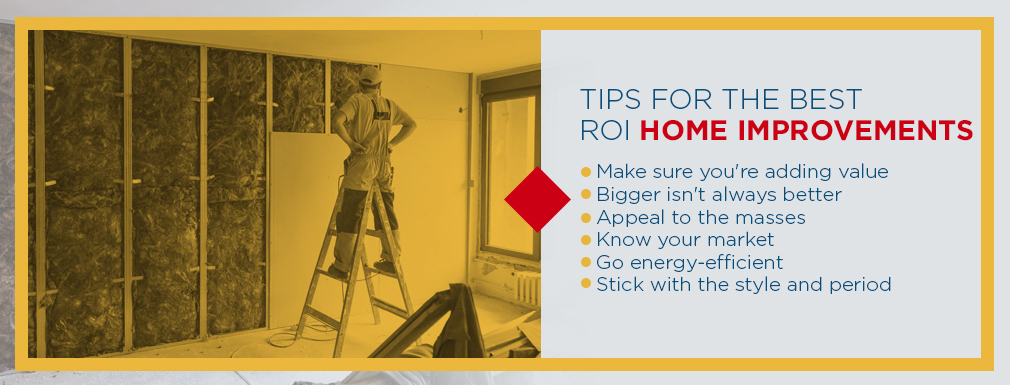 Tips for the Best ROI Home Improvement
