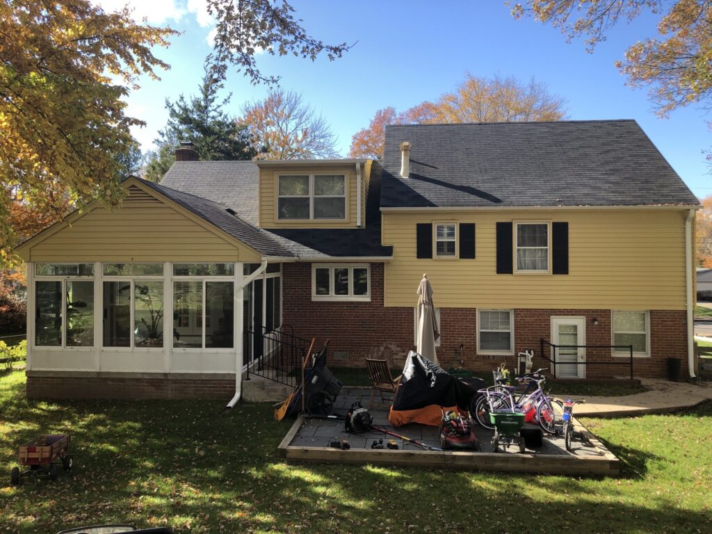 Before: Exterior remodeling project by Sunshine Contracting on a Northern Virginia home (photo 11)