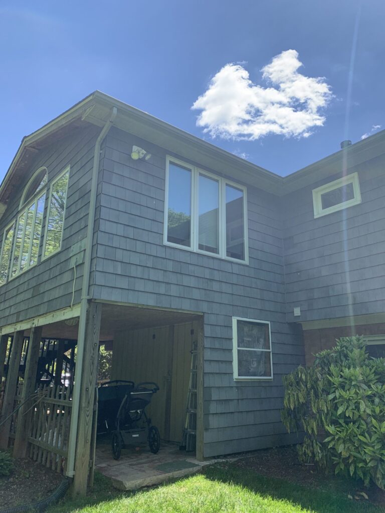 Before: Exterior remodeling project by Sunshine Contracting on a Northern Virginia home (photo 19)