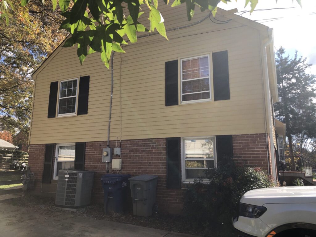 Before: Exterior remodeling project by Sunshine Contracting on a Northern Virginia home (photo 27)