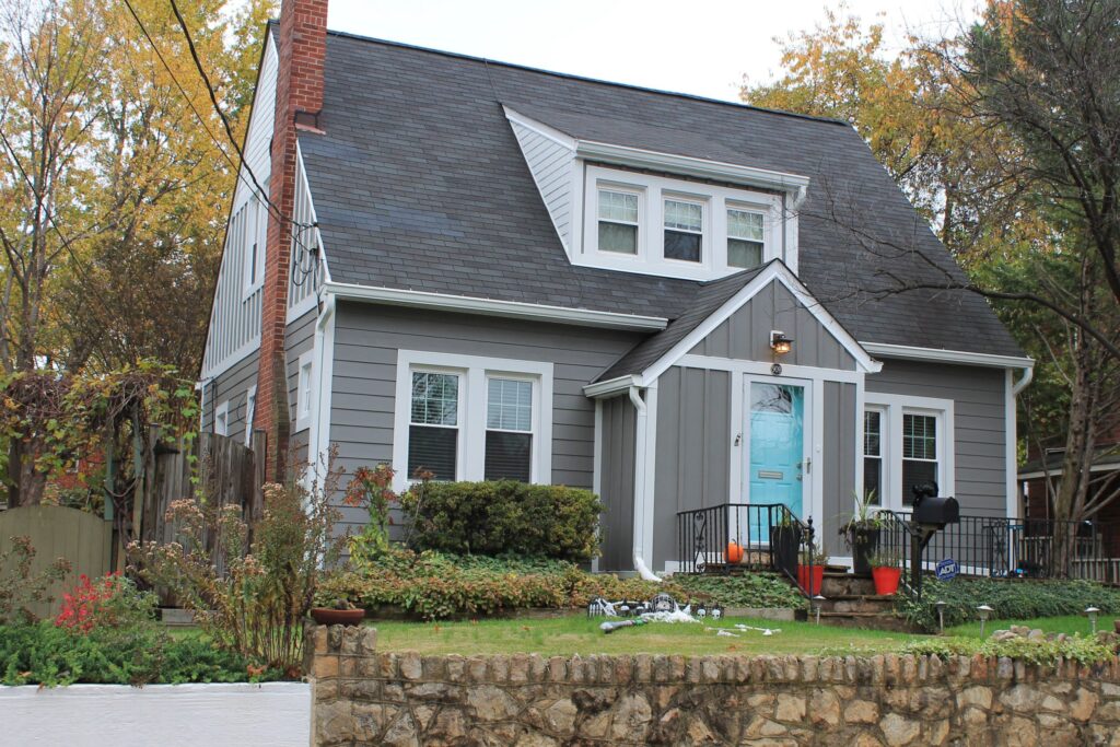 Completed exterior remodel by Sunshine Contracting on a Northern Virginia home