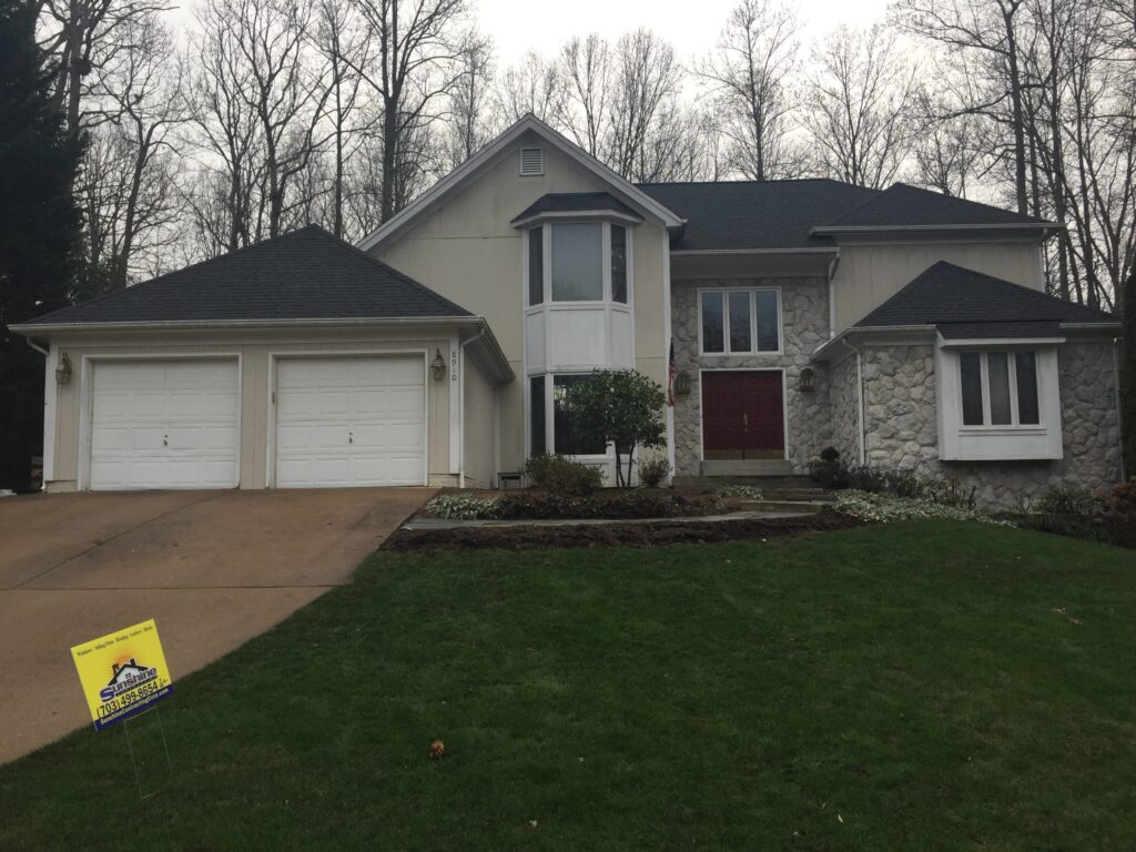 Architectural shingle roofing project by Sunshine Contracting on a Northern Virginia home (photo 43)