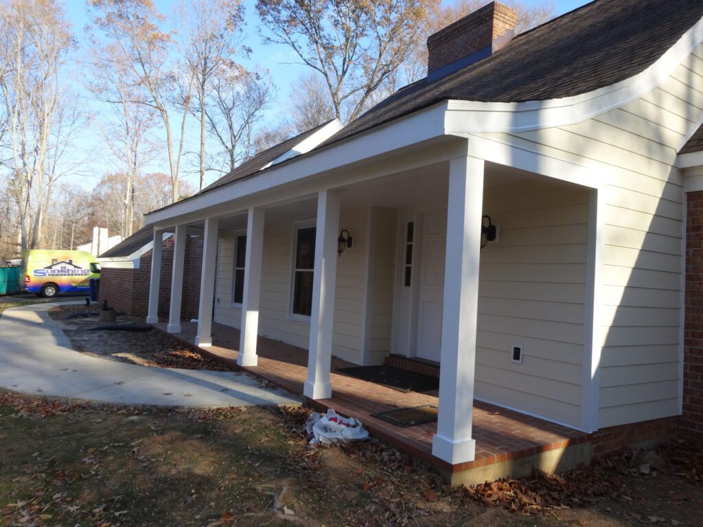 James Hardie fiber cement siding project by Sunshine Contracting on a Northern Virginia home (photo 24)