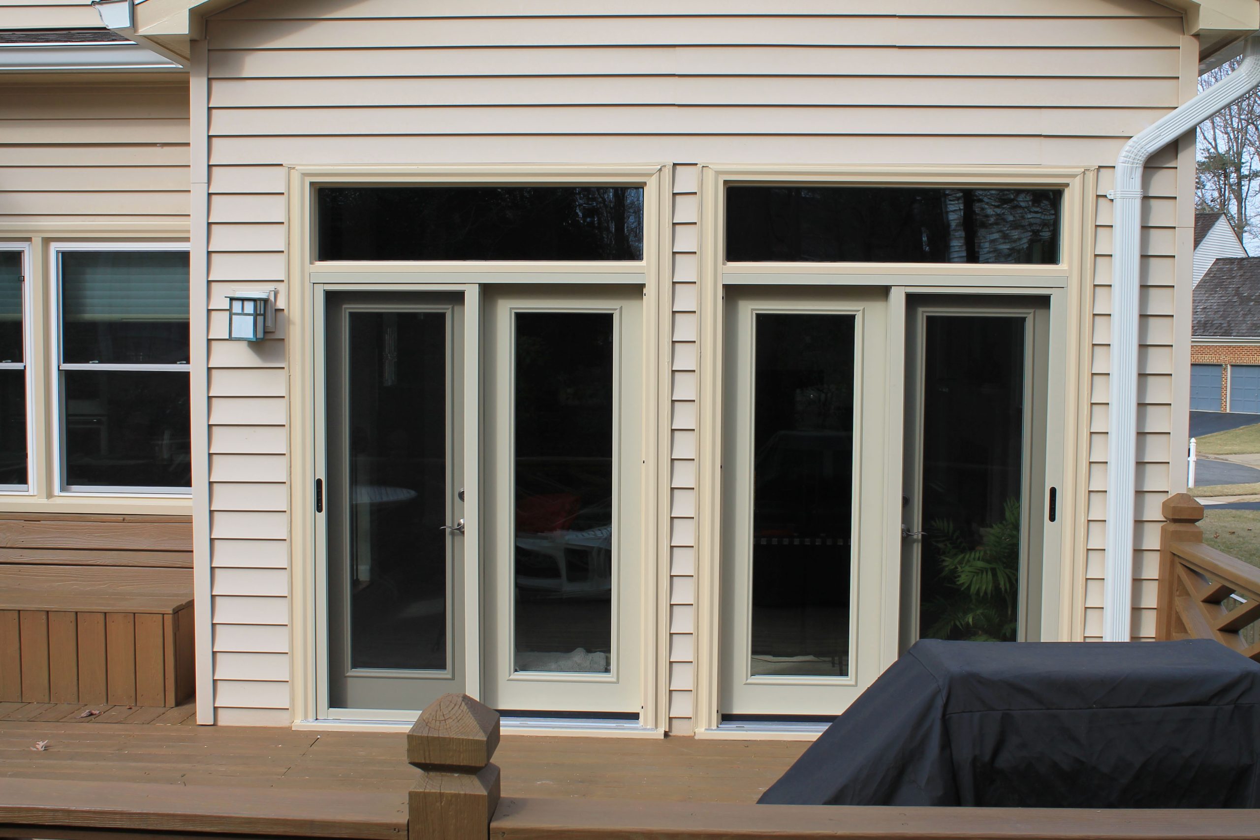 French patio doors installed by Sunshine Contracting